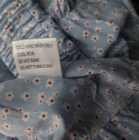 Princess Polly Blue Bubble Mini Skirt - Picture 6 of 7